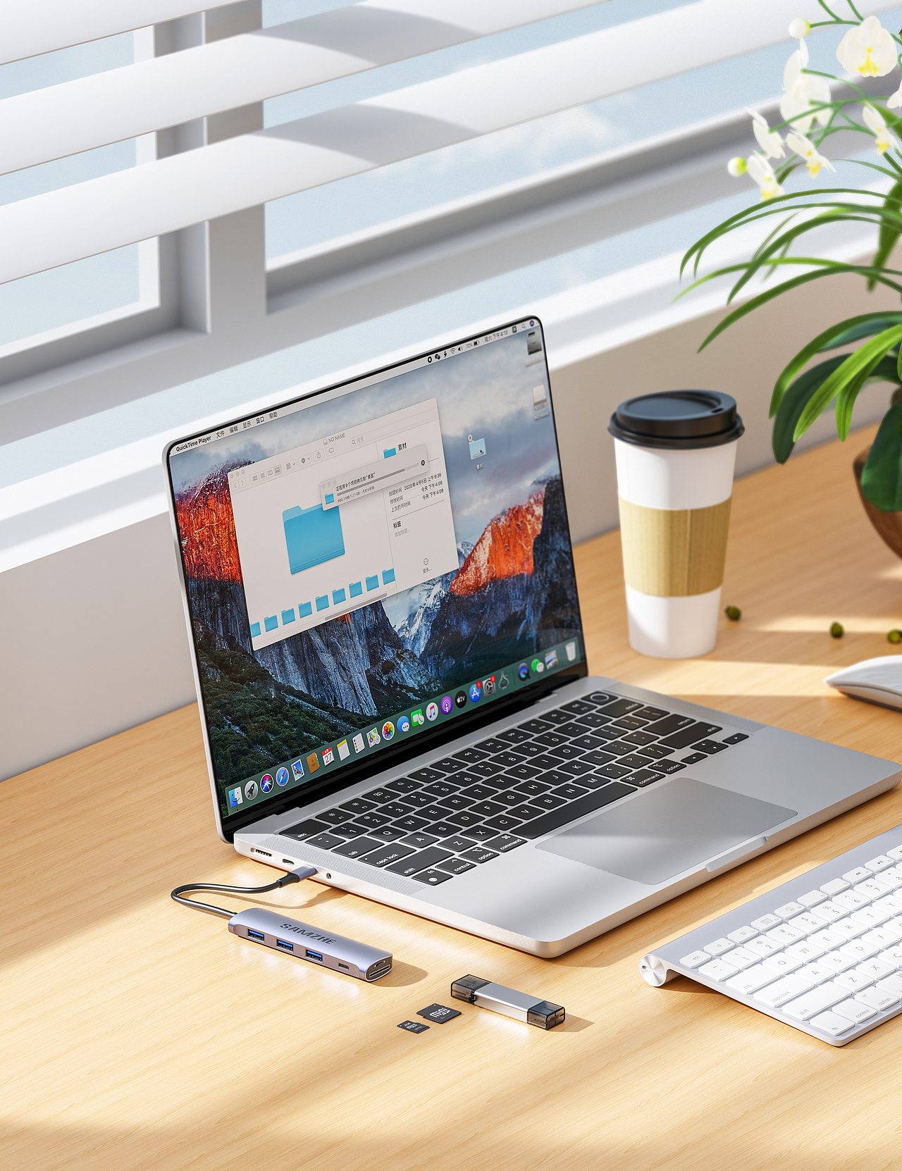 《山泽—拓展坞》一整套渲染图（图ZMjk4Nzc0ODA0） - 产品 - 站酷设计师一只少年丶原创素材 - 站酷ZCOOL