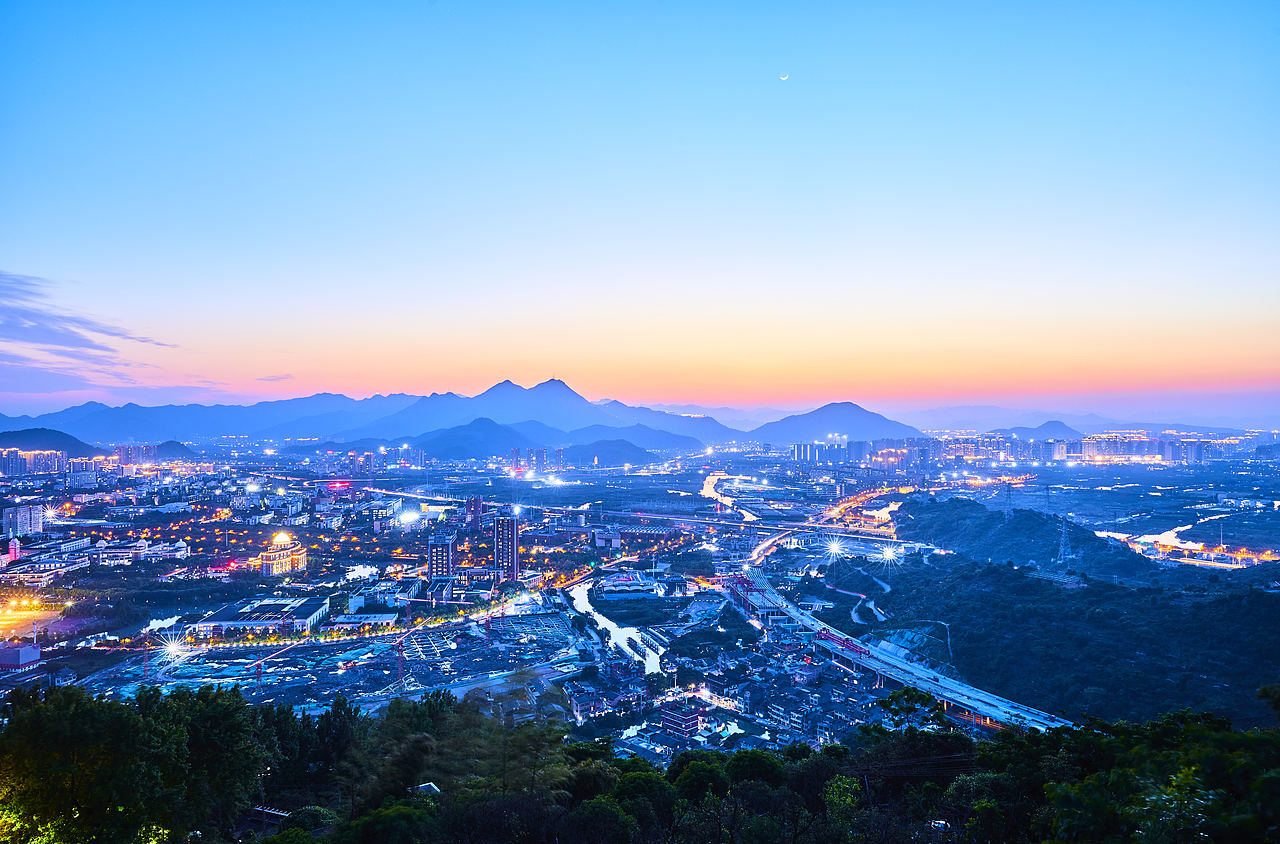 傍晚日落后的日转夜延时摄影（图ZMjk5OTkxMzI4） - 栏目片头 - 站酷设计师禹之66原创素材 - 站酷ZCOOL