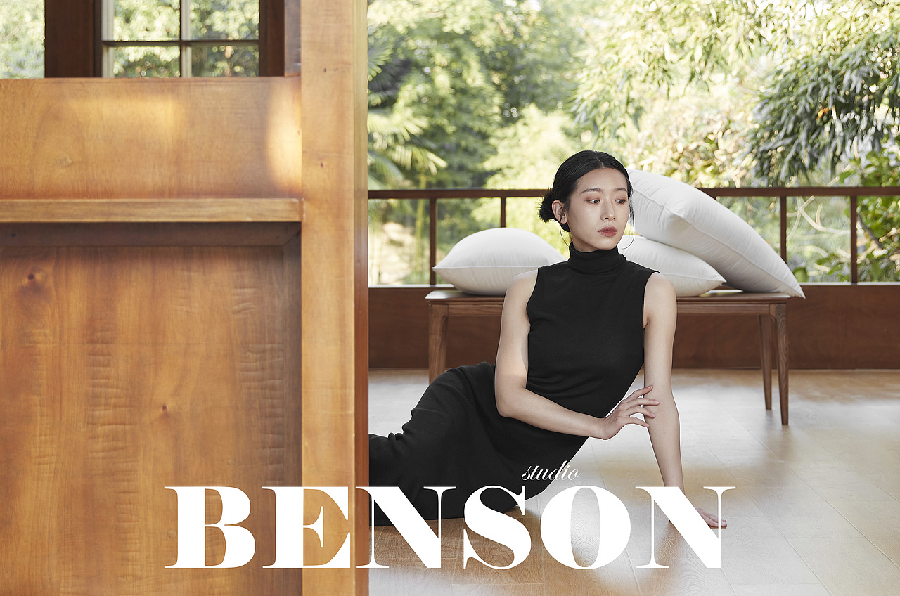 枕头被子和模特/杭州家纺床品摄影