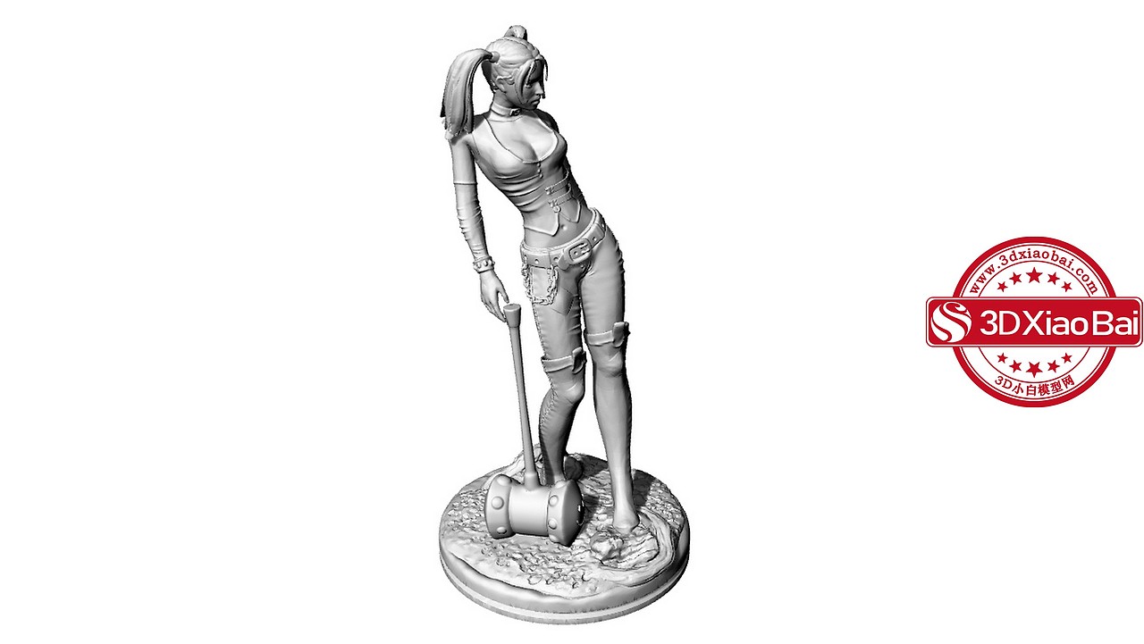 dc漫画哈莉·奎茵3d模型