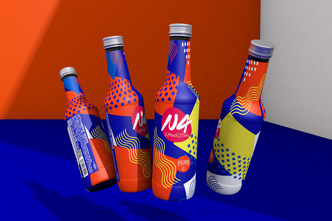 【食品包装】原创/手绘-发酵配制酒/果酒包装设计