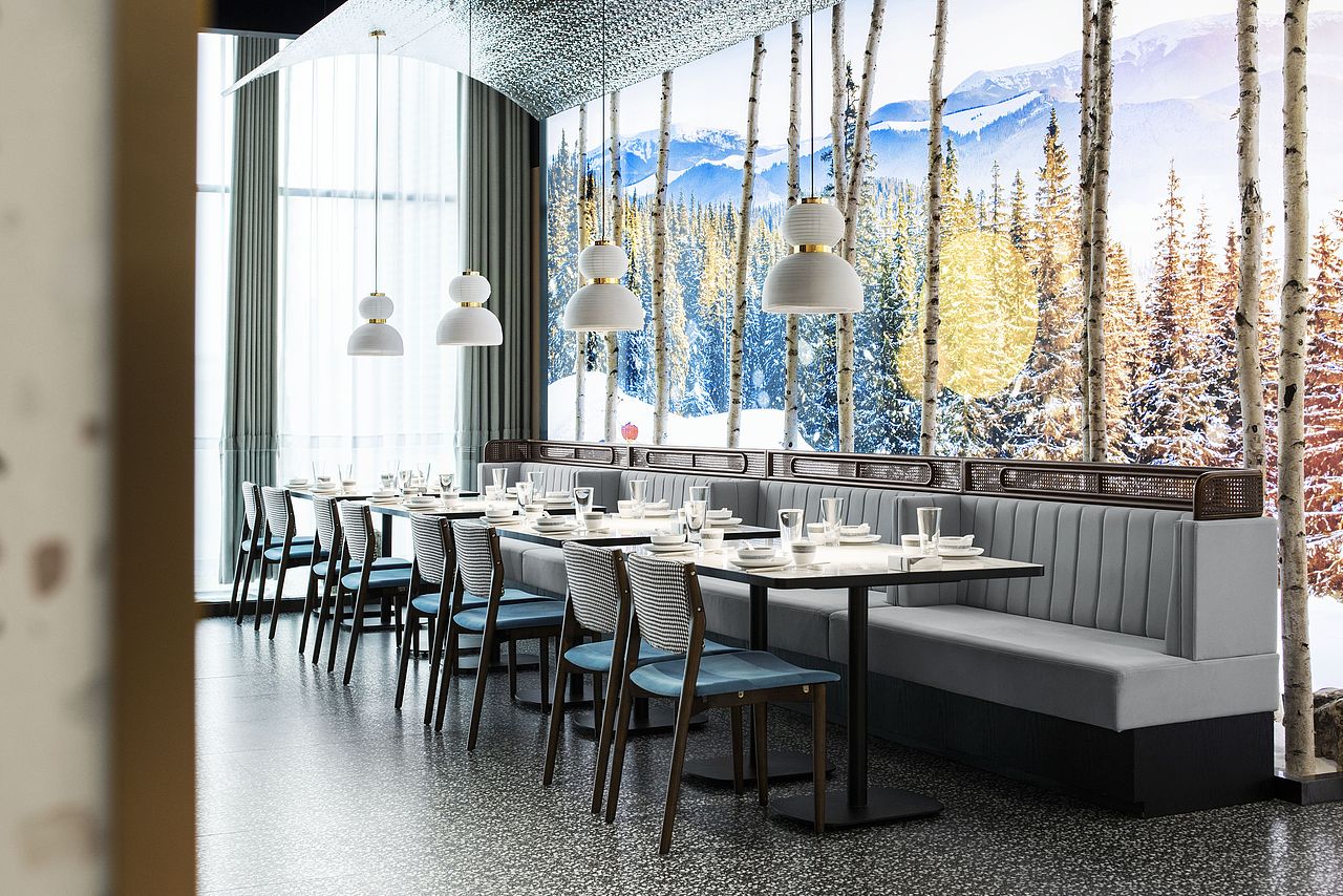 有山设计×北国饭店：在南方下了一场雪，又见北国之春（图ZMzA5NjIxMjMy） - 酒店餐饮设计 - 站酷设计师有山设计原创素材 - 站酷ZCOOL