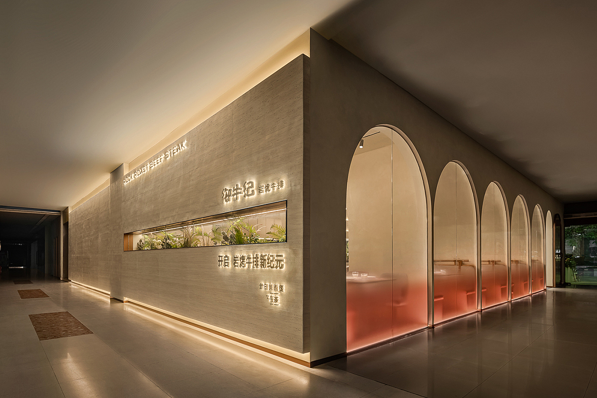 朦胧美的西餐厅