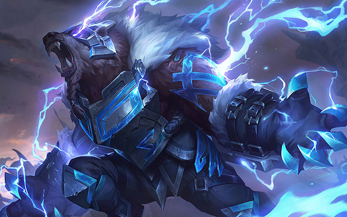 【ZBRUSH角色雕刻】英雄联盟狗熊符文战熊模型制作教程