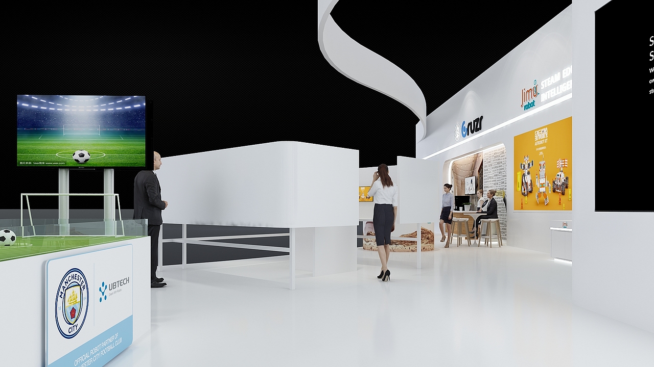 优必选（图ZMTYwMDc4NTY4） - 展陈设计 - 站酷设计师虚幻无名原创素材 - 站酷ZCOOL