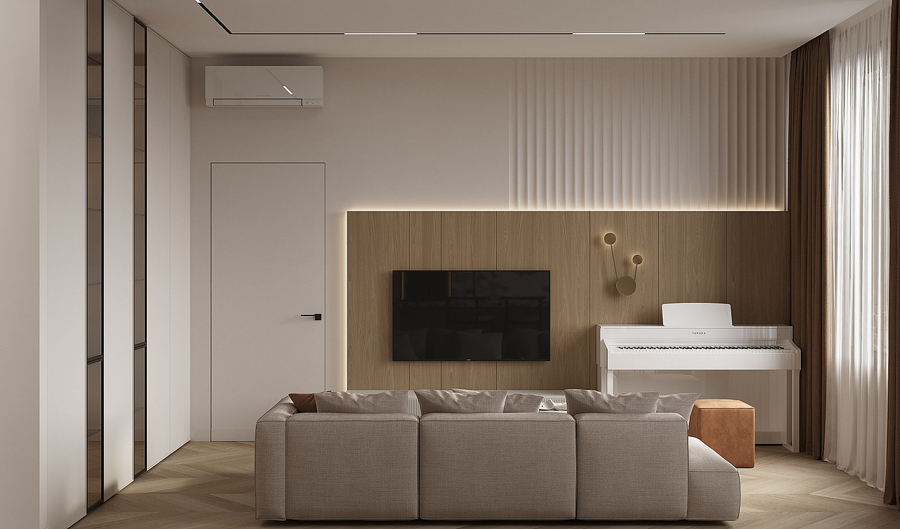 75平,俄罗斯现代简约风