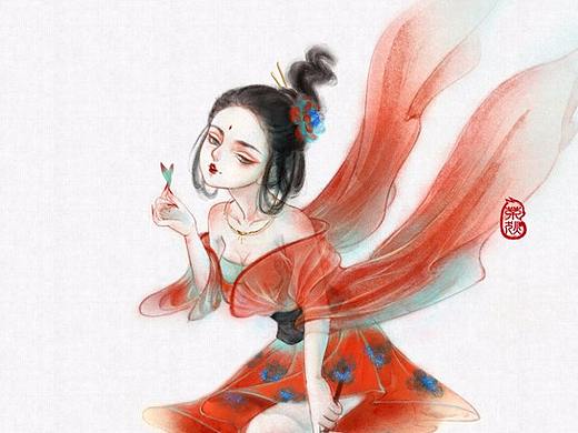 《茶雾之容》原创系列（茶狄/绘）
