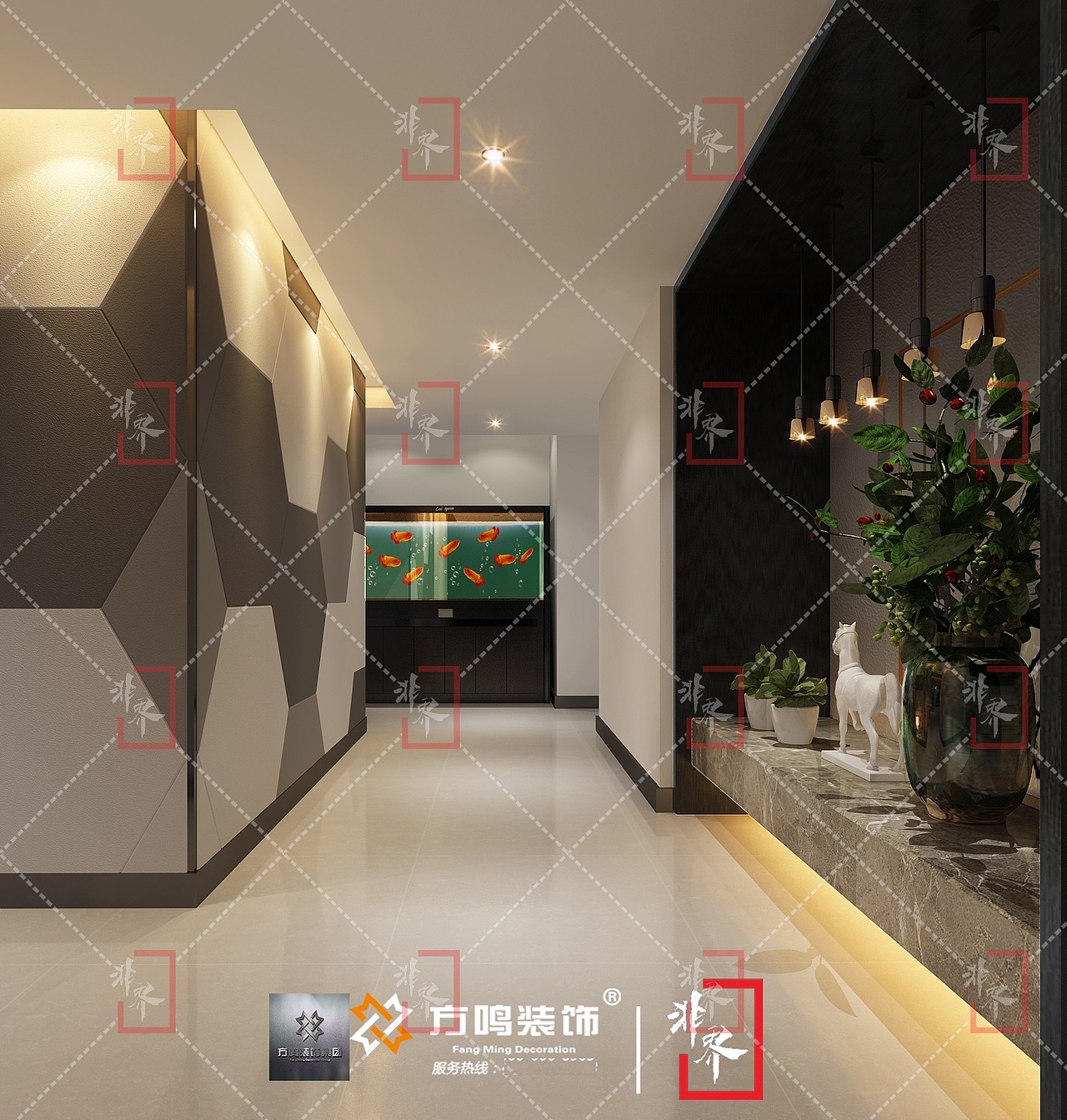 非界设计机构办公室装修设计效果图