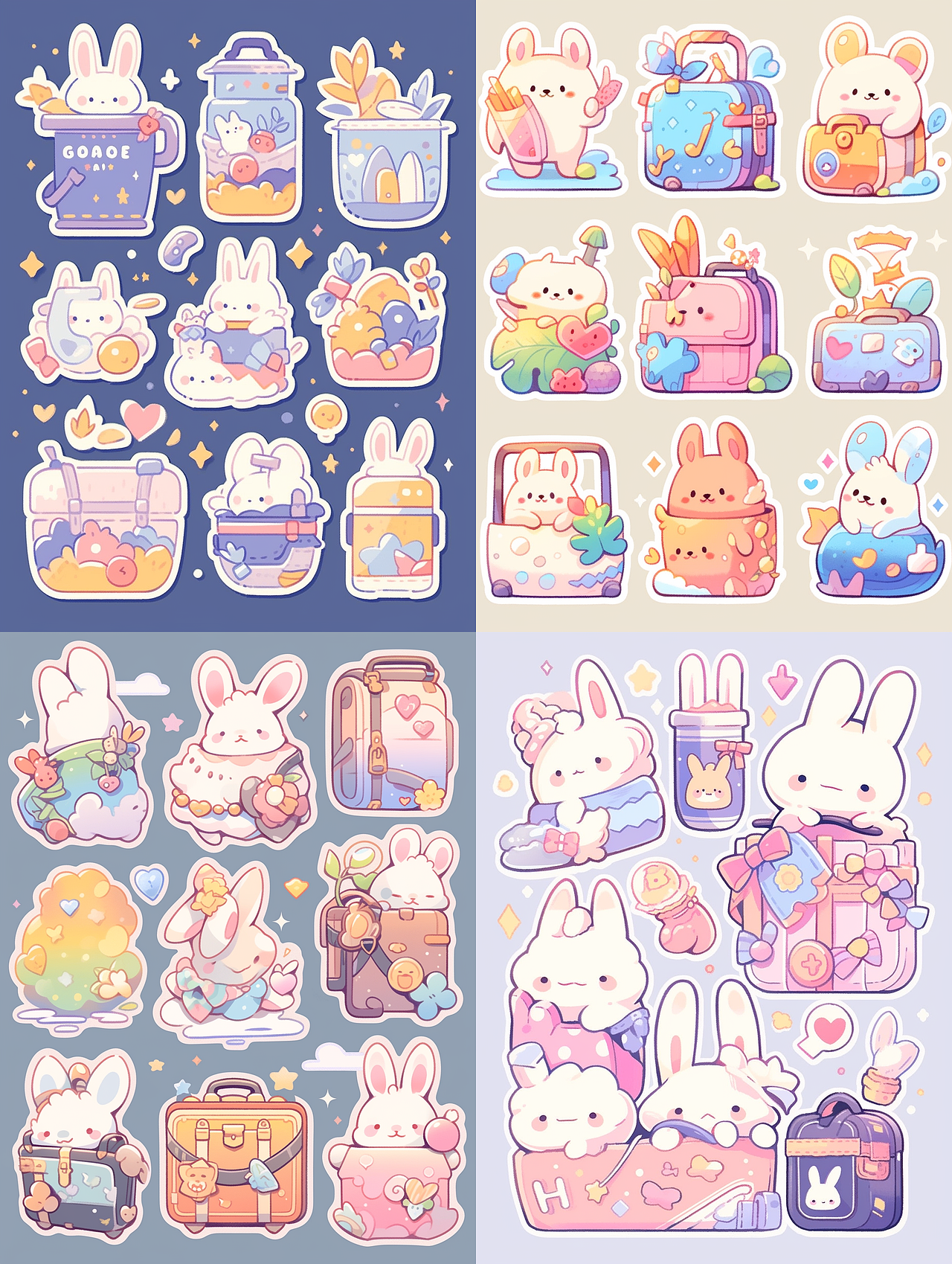 一组贴纸（图ZMzc4MzY5MDMy） - AI作品 - 站酷设计师Kimberlyy原创素材 - 站酷ZCOOL