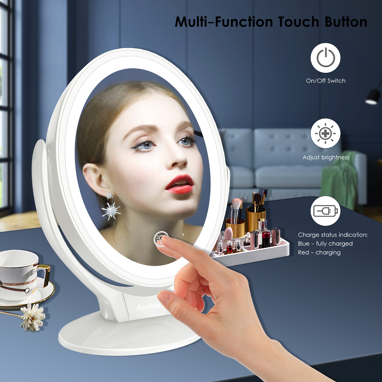 led灯化妆镜|工业/产品|电子产品|战友们 - 原创作品 - 站酷 (zcool)