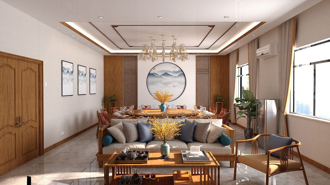 包间设计（图ZMjUzMzc5ODky） - 酒店餐饮设计 - 站酷设计师长宽高的高原创素材 - 站酷ZCOOL