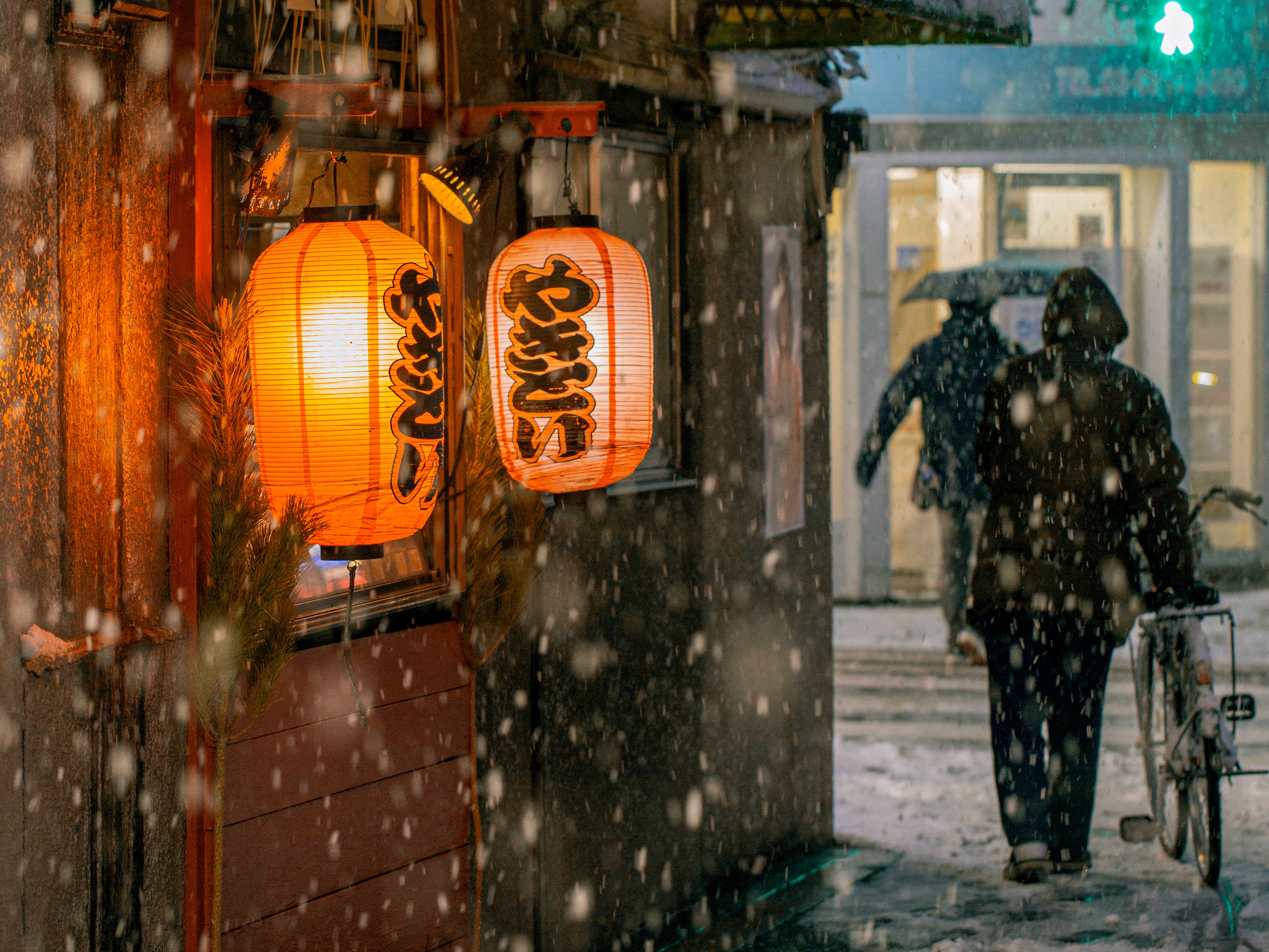 风居住的街道-东京初雪