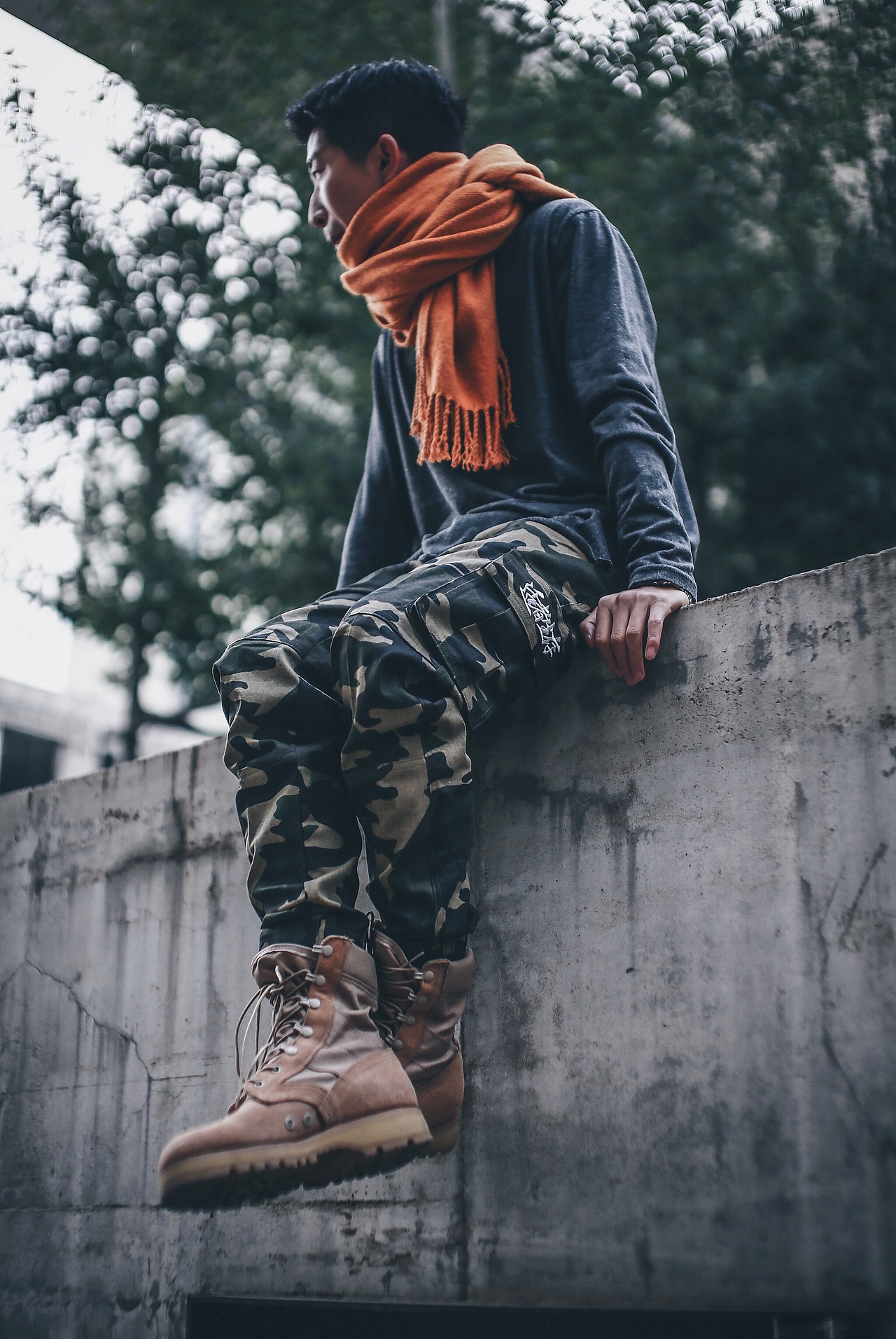 国潮原创品牌STRETAG™思锐泰格“适者生存”迷彩束脚裤