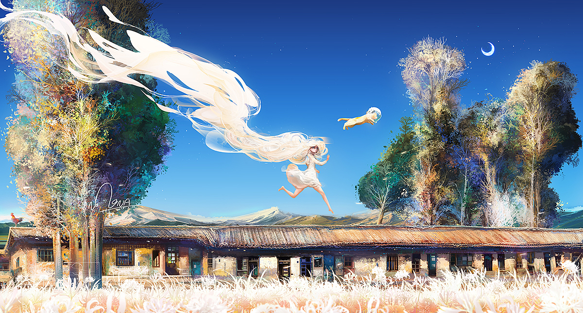 淡淡怀旧，小小清新（图ZNTM2ODczODQ=） - 艺术插画 - 站酷设计师森林数字艺术莫娜原创素材 - 站酷ZCOOL