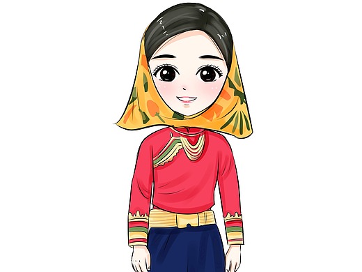 爆笑卡通漫画小小惠安女q版企业动漫形象搞笑小视频