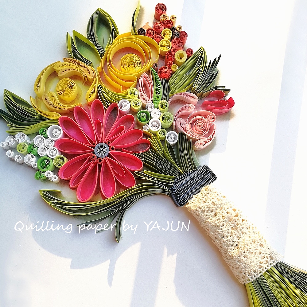 衍纸——花系列（图ZMTc3MzM1NDc2） - 其他手工艺 - 站酷设计师YAJUN7原创素材 - 站酷ZCOOL