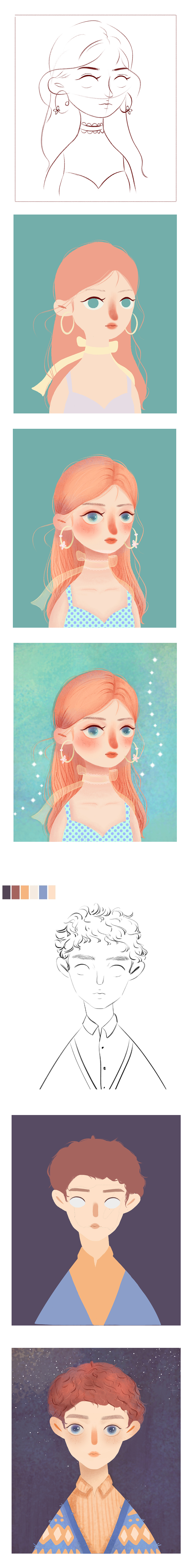 你的眼里有星辰大海（圖ZMjY2NTE4MDcy） - 商業(yè)插畫 - 站酷設(shè)計(jì)師summer20101111原創(chuàng)素材 - 站酷ZCOOL