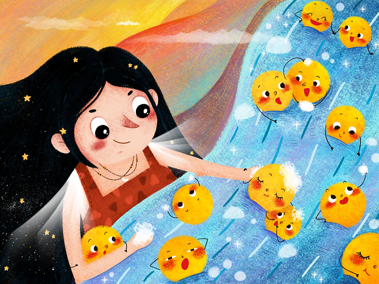 山海经常羲浴月