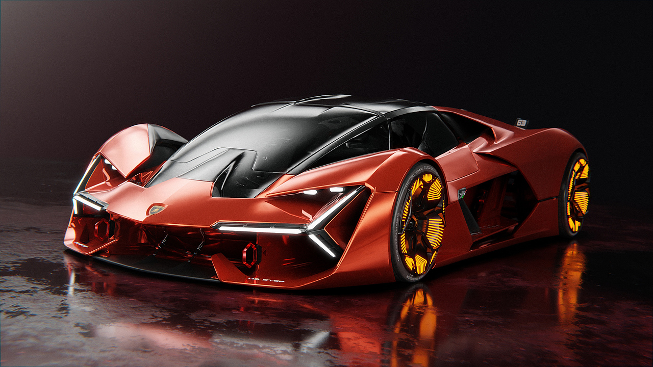 兰博基尼 概念跑车terzo millennio