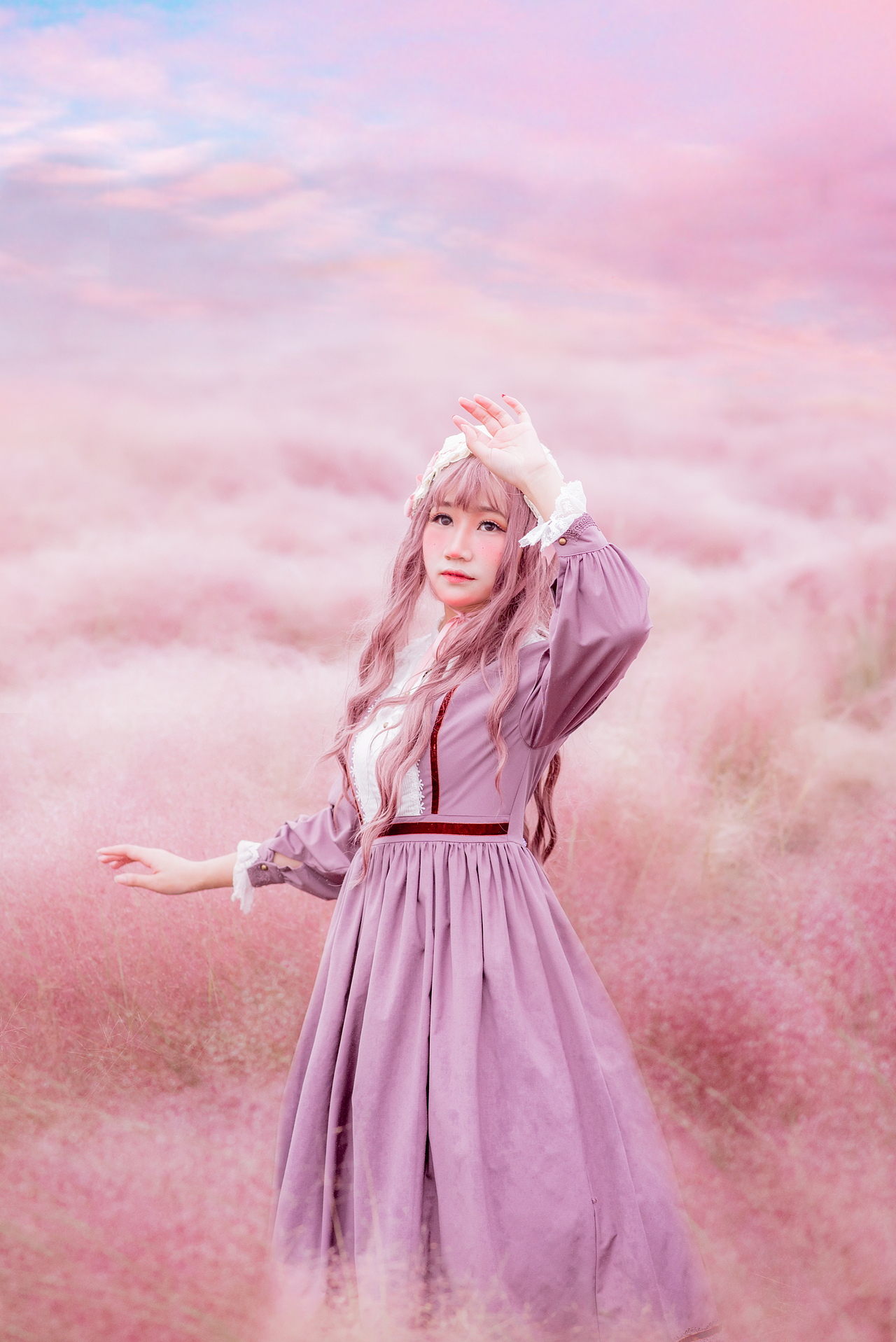 粉黛乱子草（图ZMTQ2NjU3MDYw） - 人像摄影 - 站酷设计师荮桑不是药桑原创素材 - 站酷ZCOOL