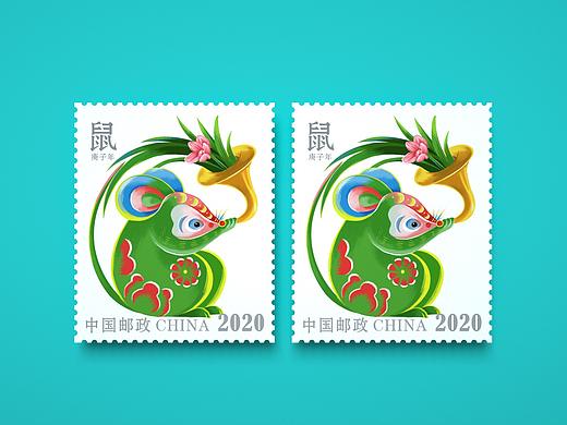 灵鼠迎春 中国生肖有礼2020庚子生肖100幅原创作品之一