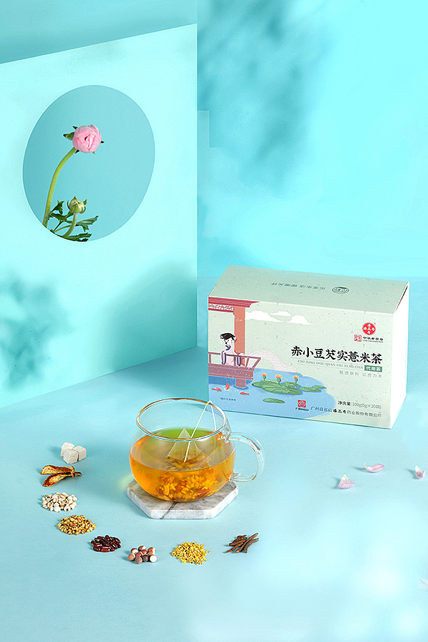 潘高寿 国货茶饮 养生茶 食品静物摄影