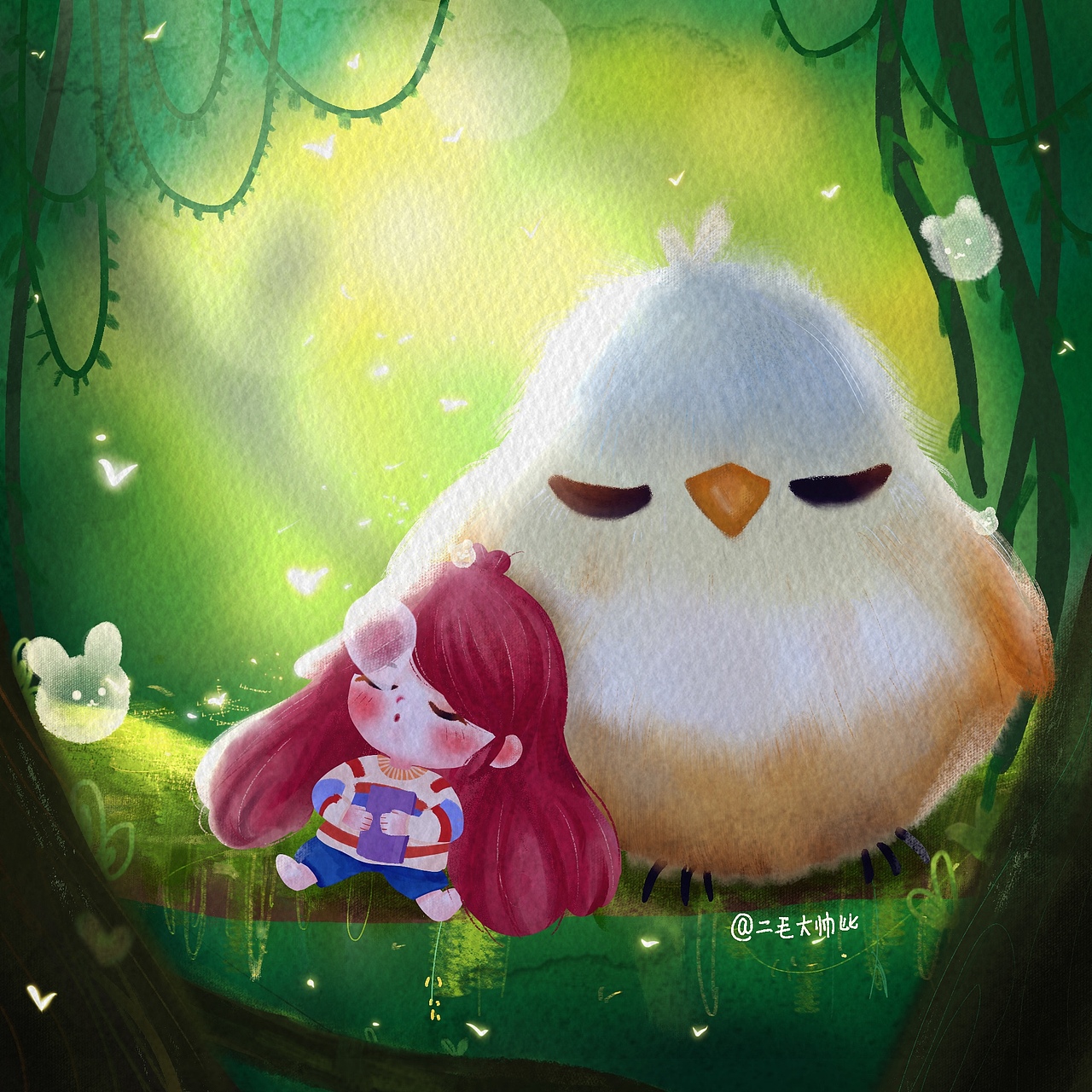 之前的ipad 摸鱼（图ZMjE2MDg1ODI0） - 商业插画 - 站酷设计师二毛大帅比原创素材 - 站酷ZCOOL