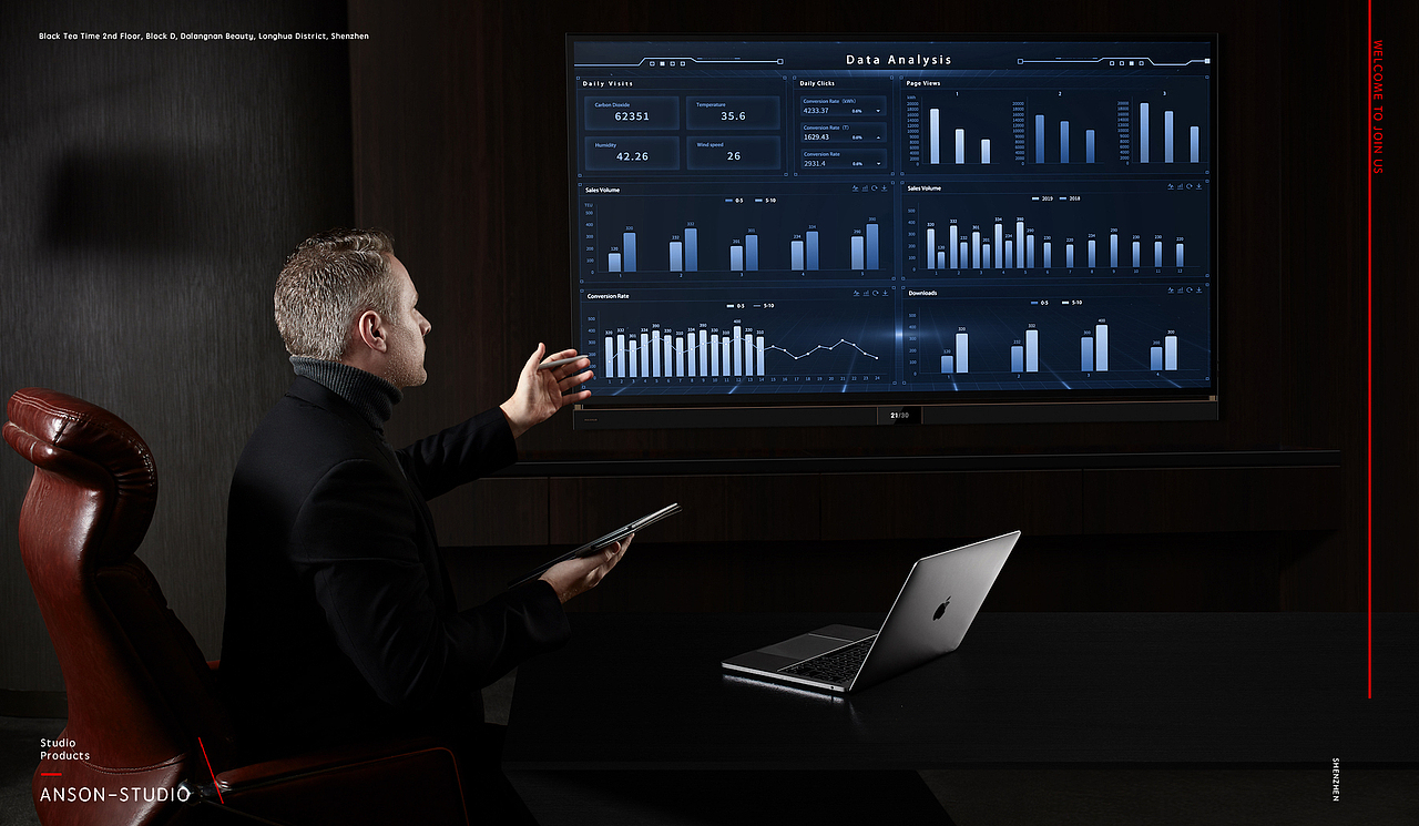 Maxhub品牌视频会议设备新品形象广告拍摄（图ZMjYyNTI2NTY4） - 修图/后期 - 站酷设计师阿森Anson原创素材 - 站酷ZCOOL