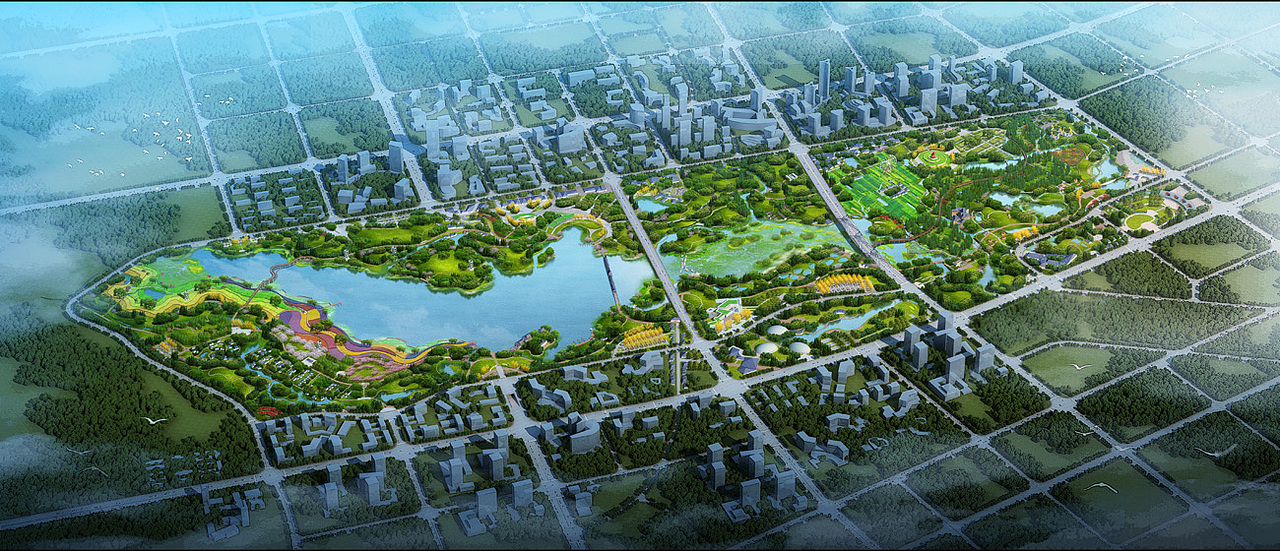 滨水沿河景观