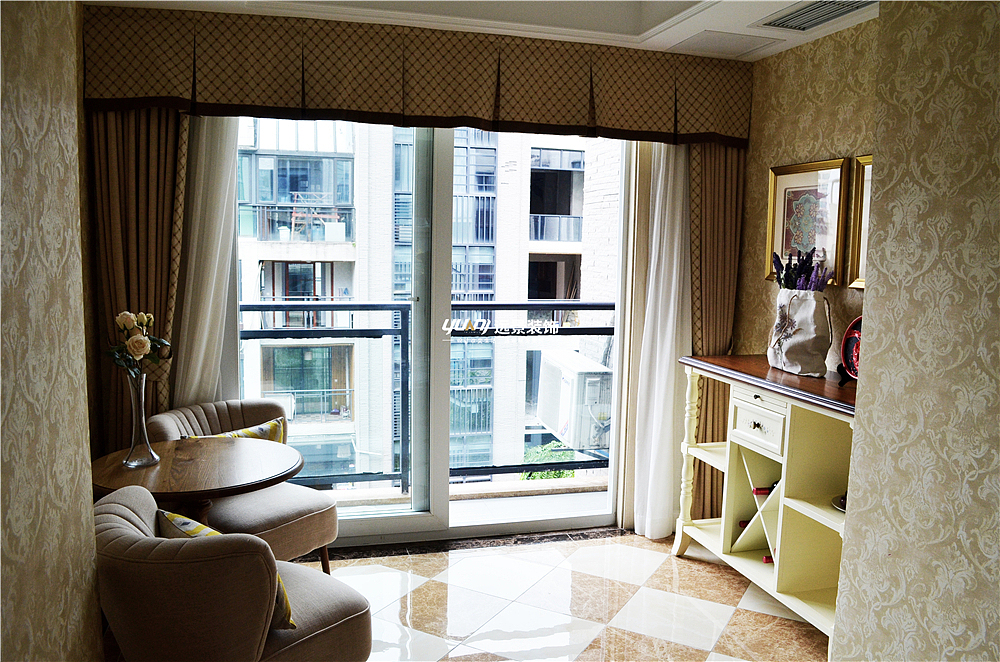 雅居乐装修设计美式风格|远景装饰实景案例