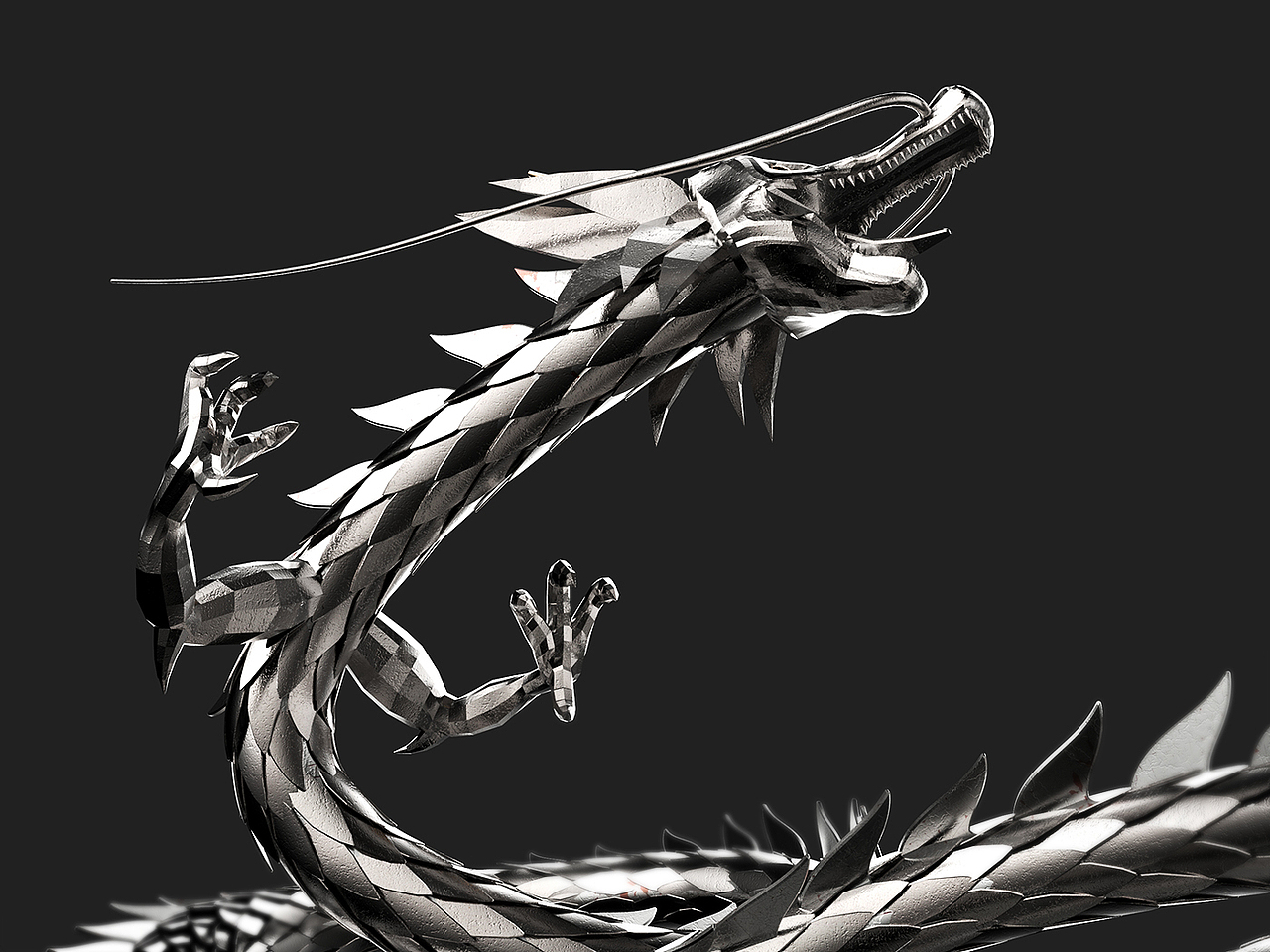 中国四大神兽手办