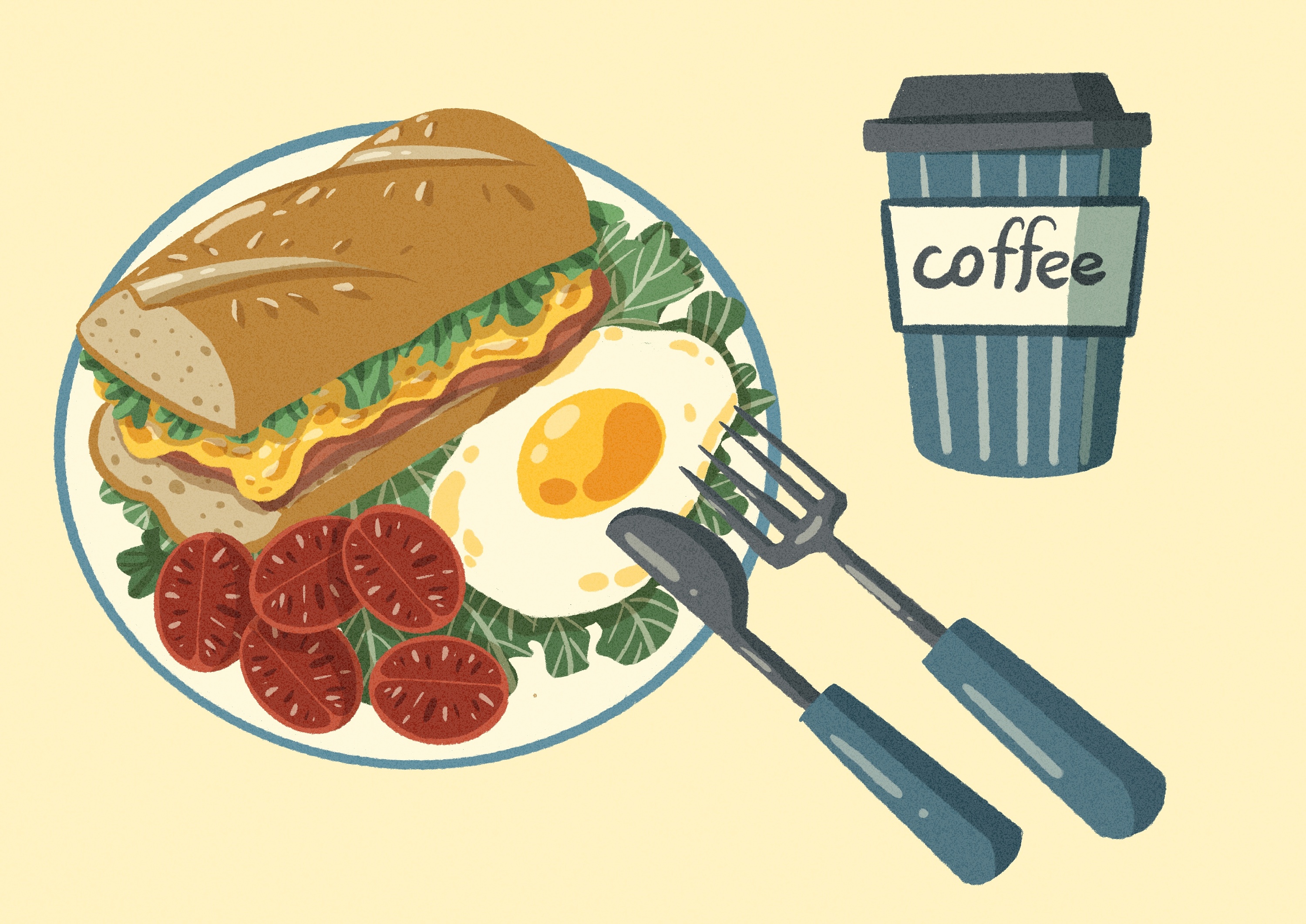 近期美食插画大集合