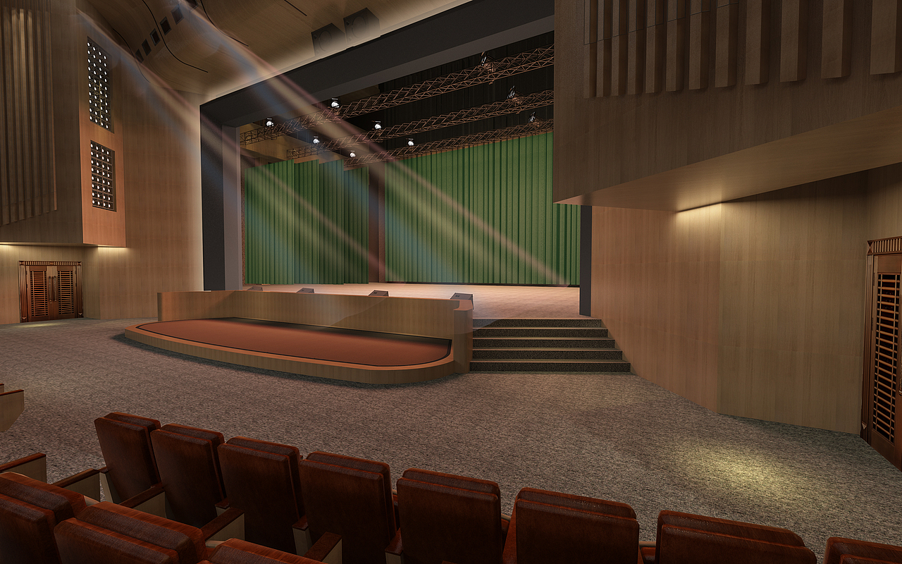 吴堡大剧院设计