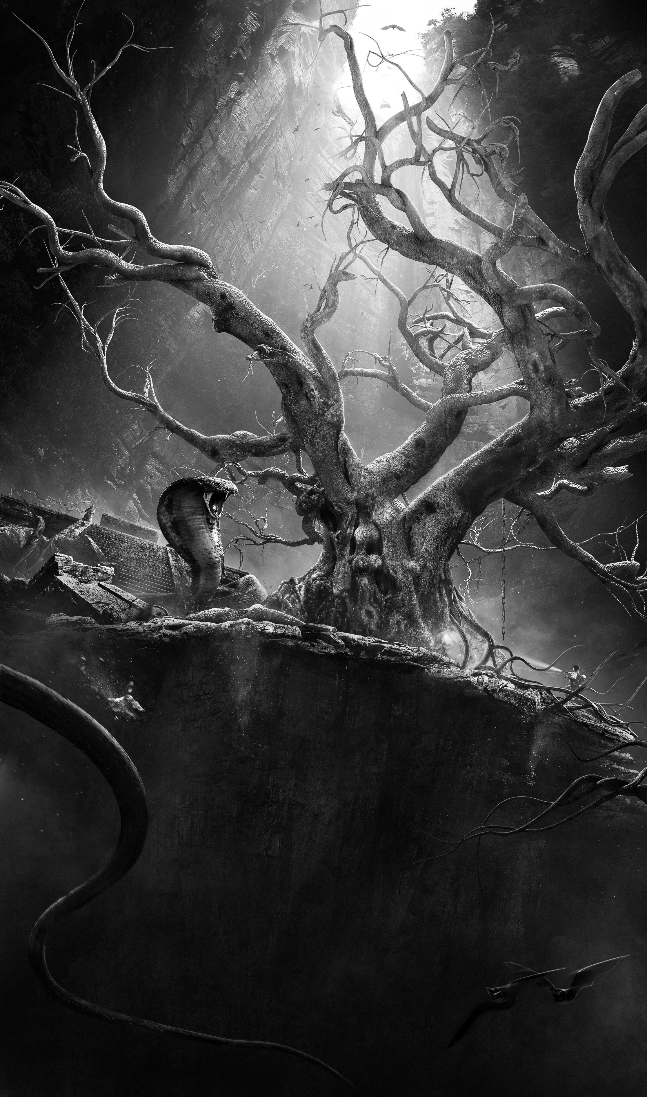 《盗墓笔记-秦岭神树》概念海报|平面|海报|一只大鹏子 - 原创作品 - 站酷 (ZCOOL)