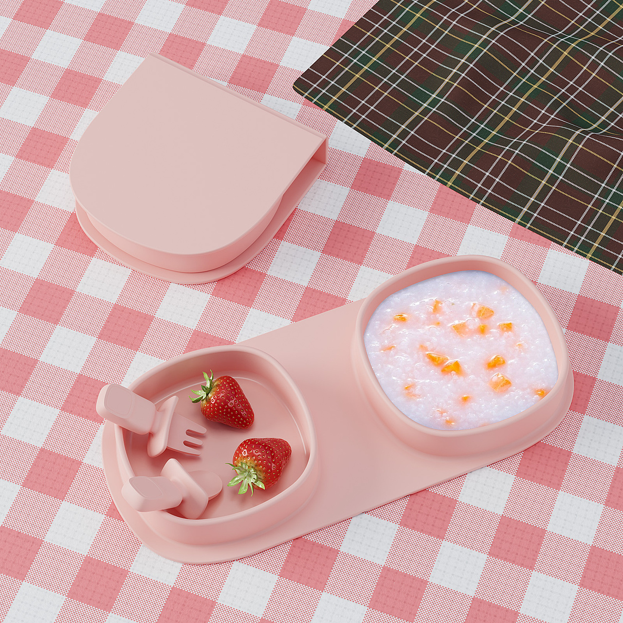 硅胶折叠餐盘（图ZMjgyMTI5MzQ4） - 生活用品 - 站酷设计师WYL3315原创素材 - 站酷ZCOOL