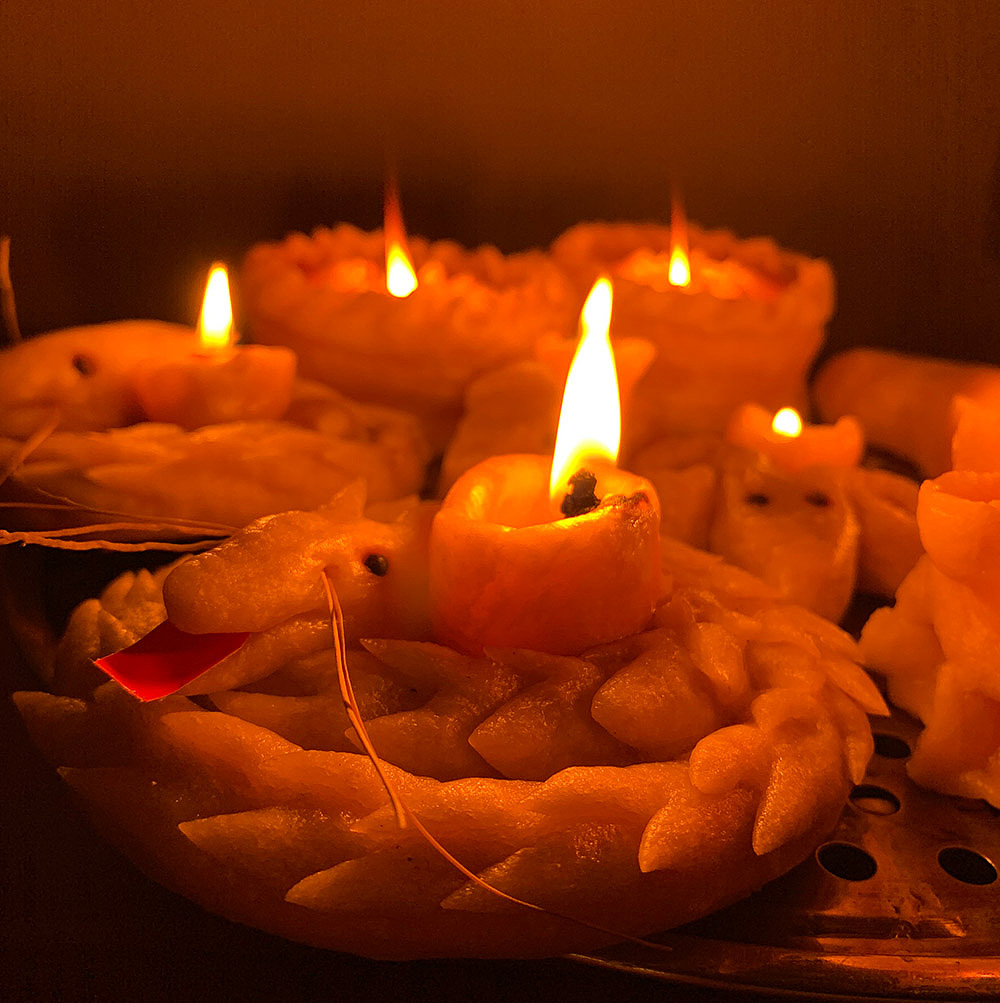 《元宵节--蒸花灯》