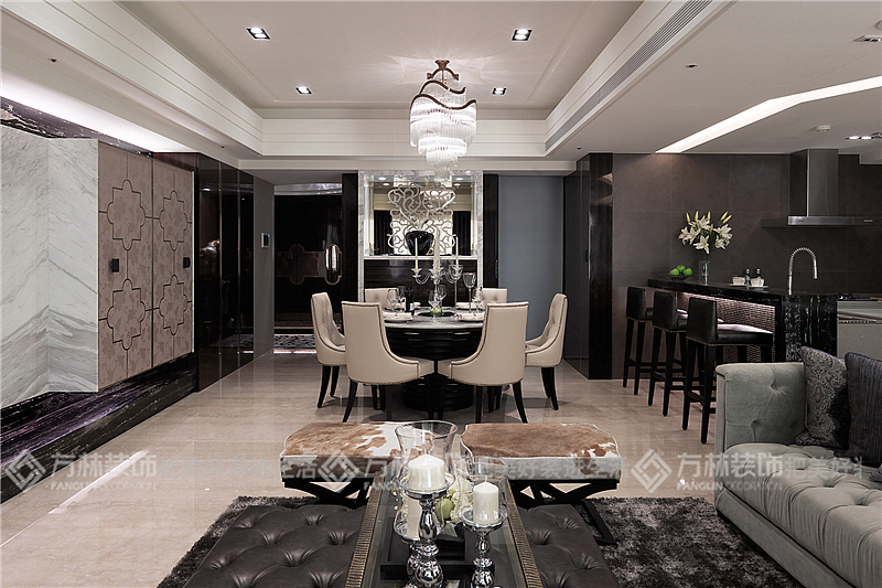 沈阳爱林装饰港式豪华现代装修图片