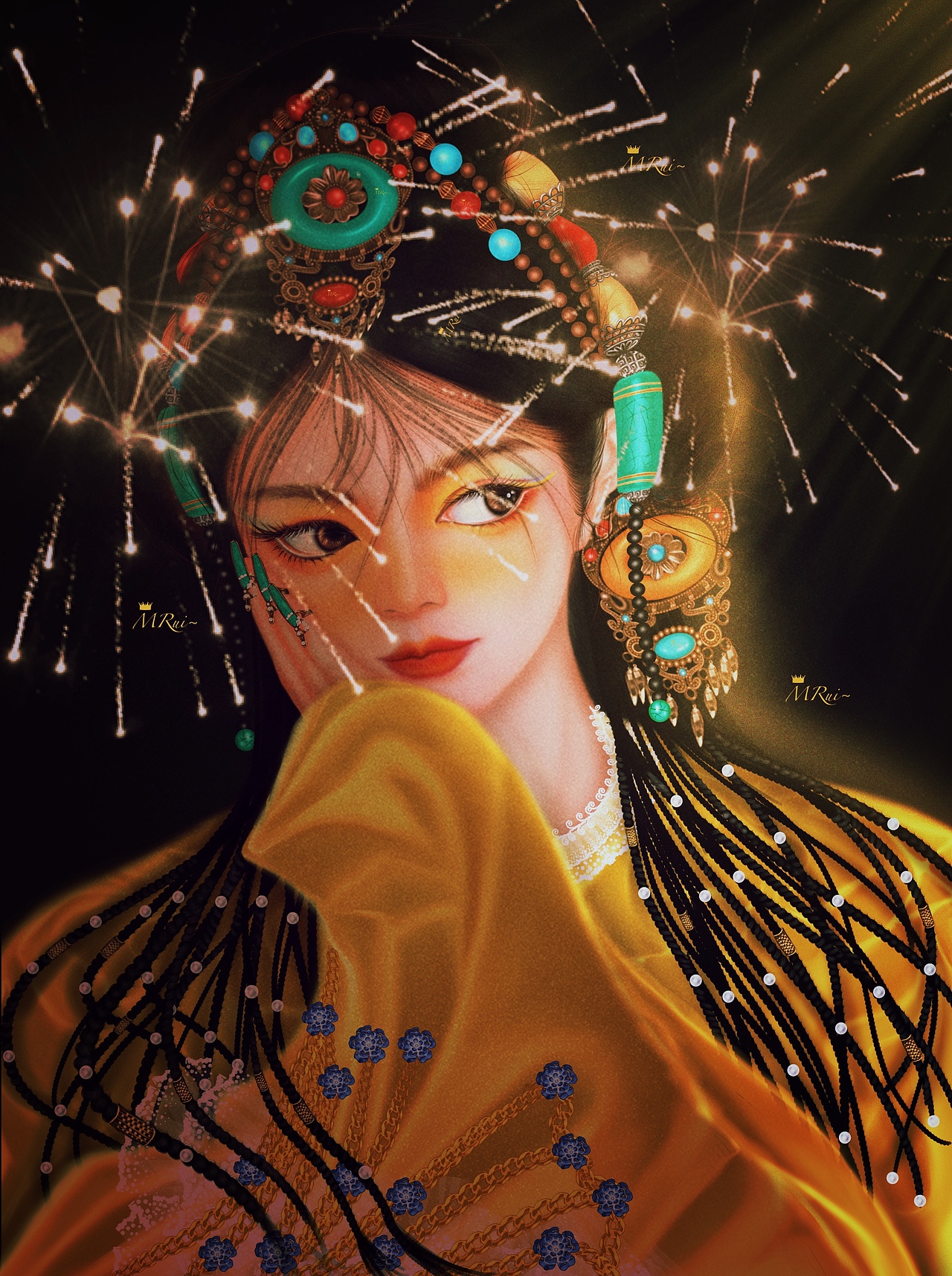 头像(民族姑娘2)