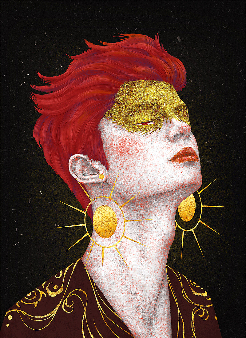 《白帝》系列插画