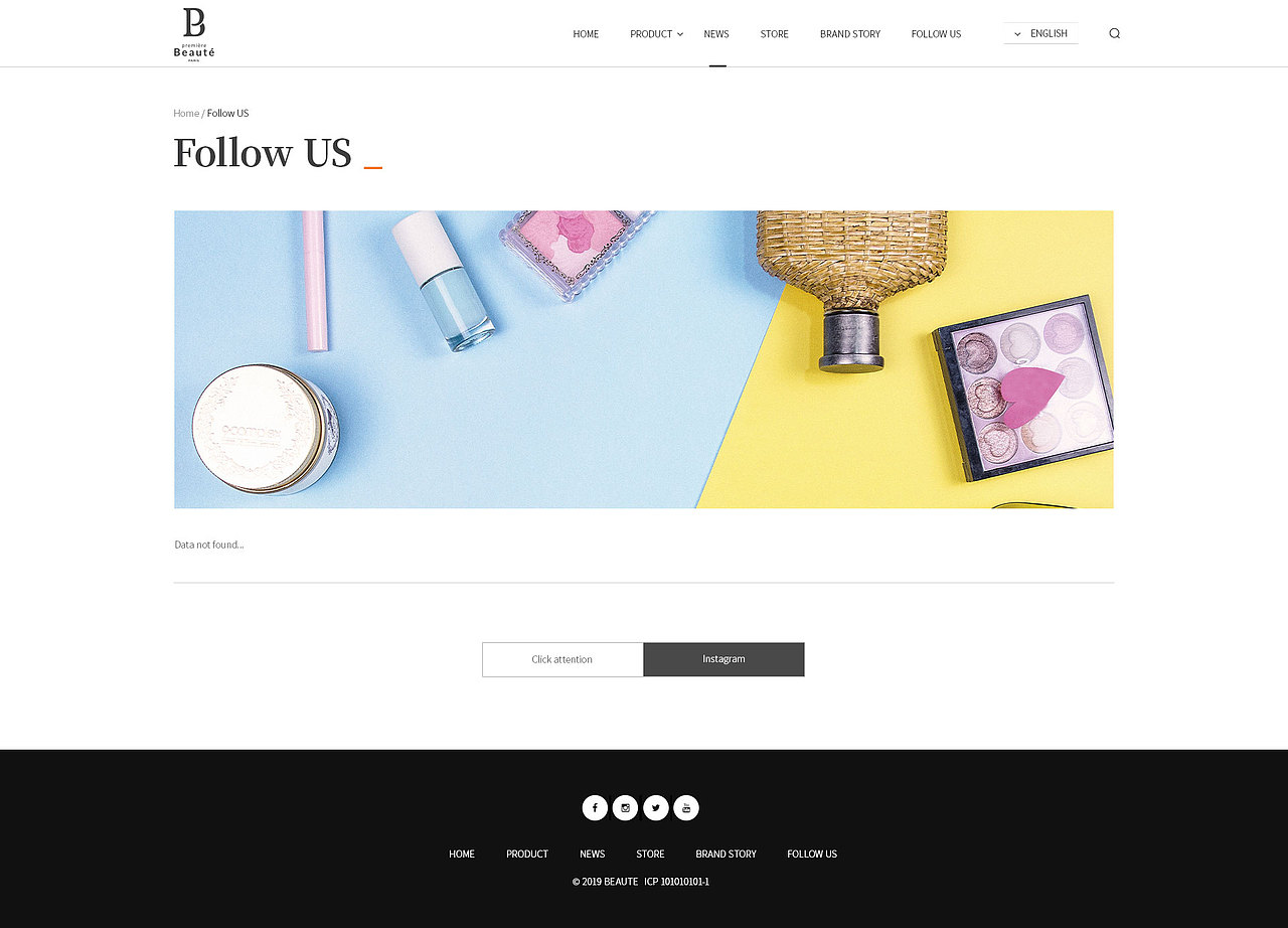 一家化妆品网站（图ZMTgwMjQ1MDg0） - 企业官网 - 站酷设计师家有靓猫原创素材 - 站酷ZCOOL