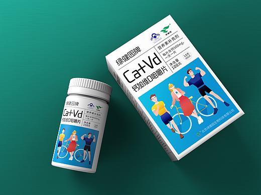 绿健园保健食品包装设计案例-圣智扬