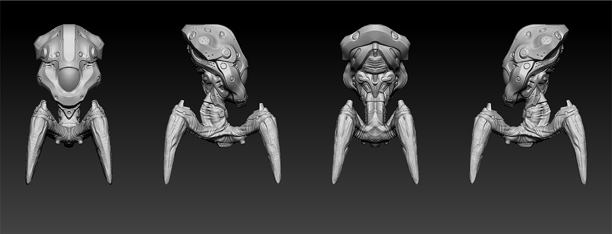 zbrush的一个硬表面练习,自己做着玩的.