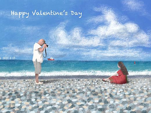 七夕，有人在看你（個人主頁-ZMjk2ODAyOTI=） - 商業(yè)插畫 - 站酷設(shè)計師媛大大頭原創(chuàng)素材 - 站酷ZCOOL