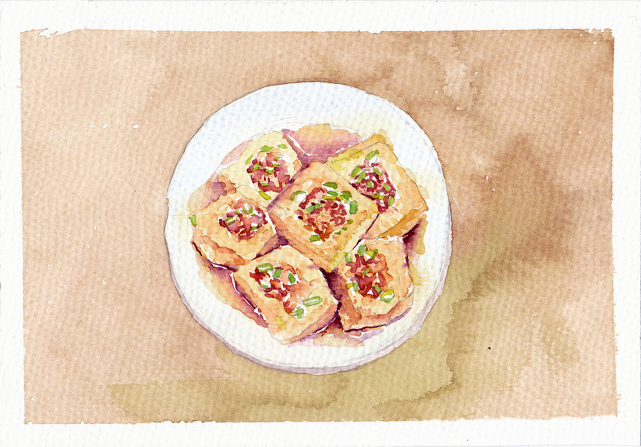 客家美食—明信片