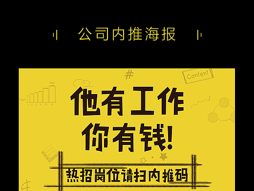 公司内推海报