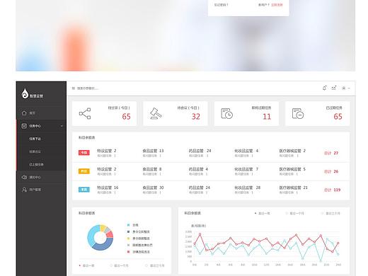 智慧监管后台界面设计