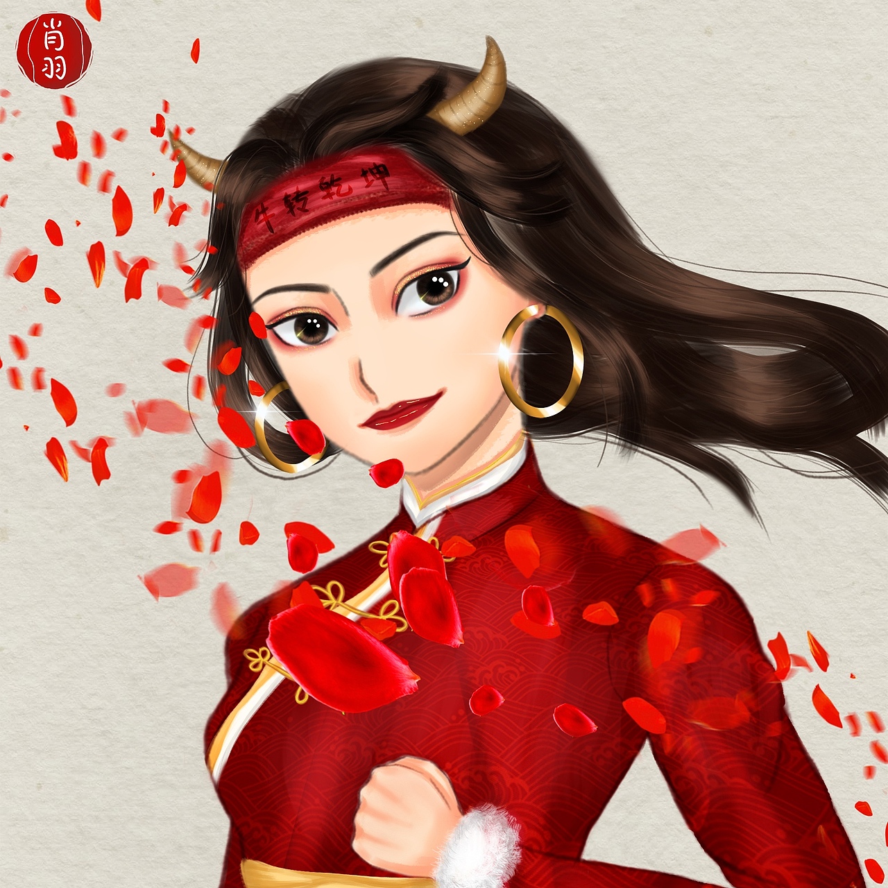 新春牛年少女头像第二弹