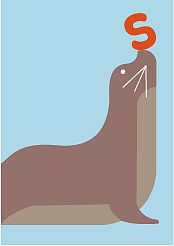 动物扁平化插画