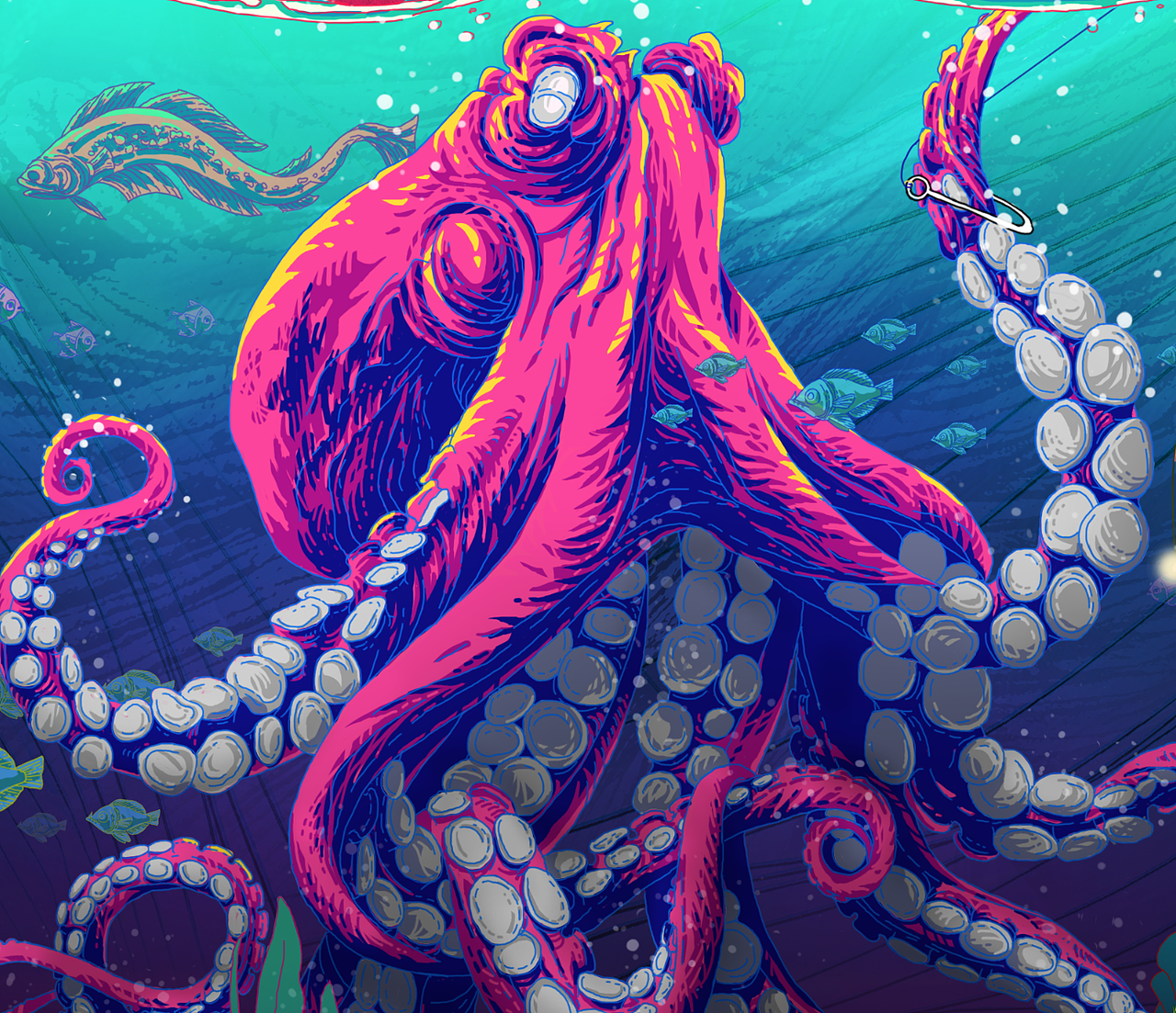 小外甥的海底世界（图ZMTMzNDI4NjM2） - 创作习作 - 站酷设计师F北川原创素材 - 站酷ZCOOL