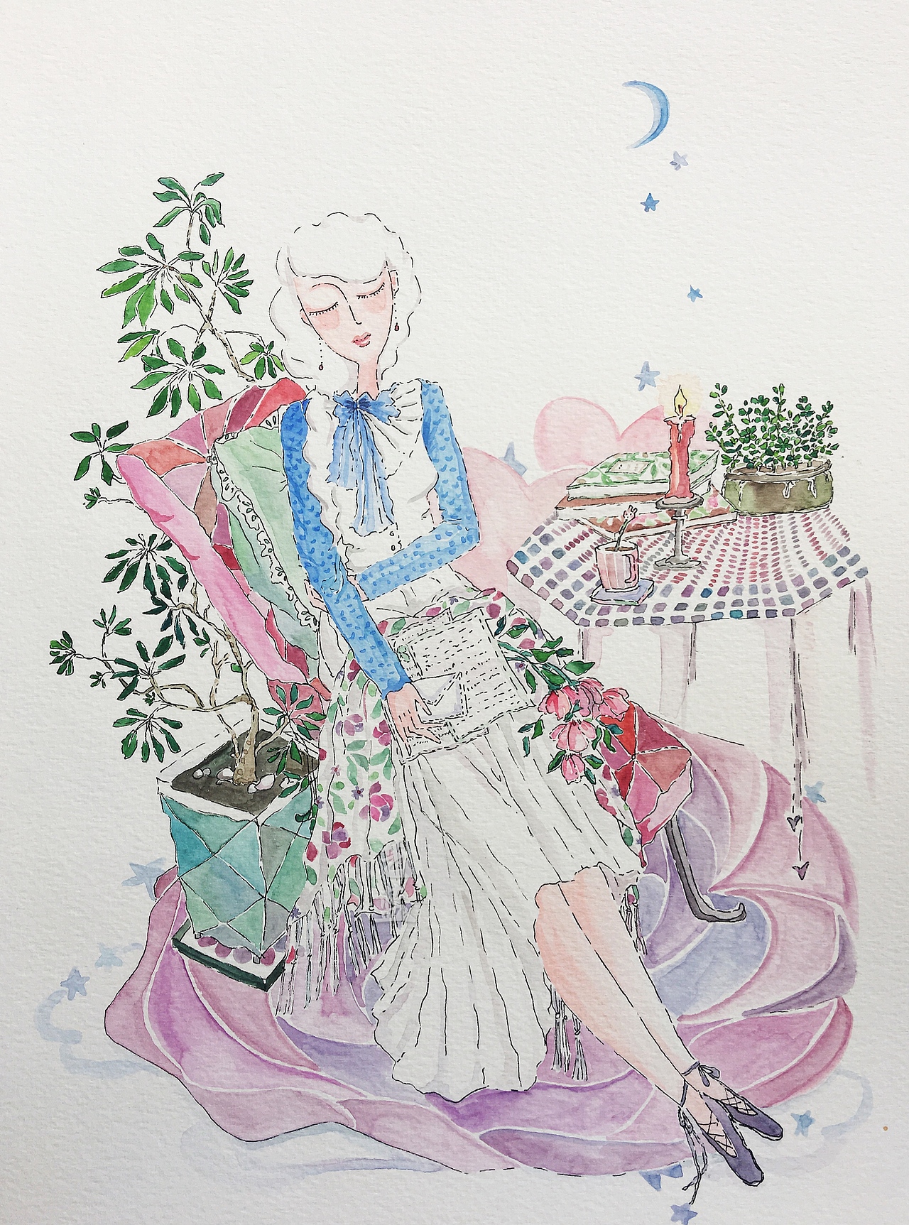 梦（图ZMjIyMDU5MTM2） - 创作习作 - 站酷设计师艺蓝呓语原创素材 - 站酷ZCOOL